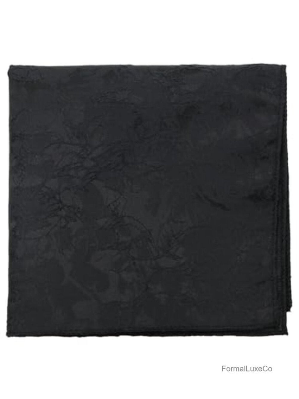 Jacquard Floral Pocket Square for Men's Suits, Wedding Handkerchief